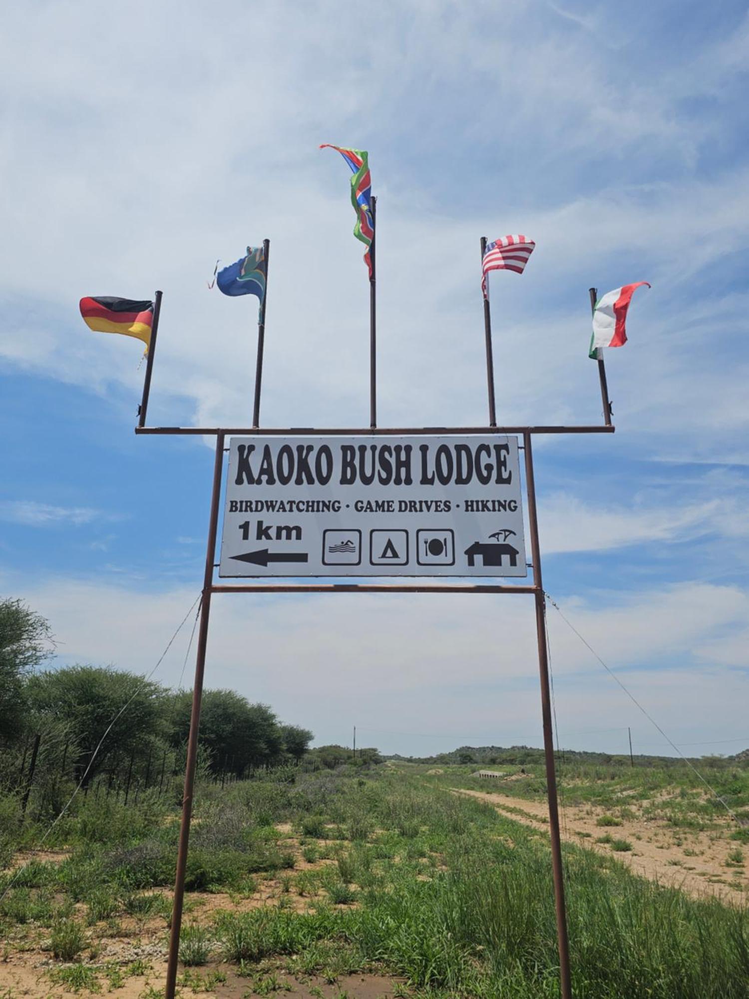 Kaoko Bush Lodge Kamanjab Exterior foto